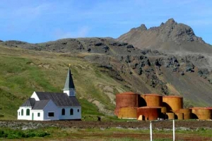 Grytviken Church & whali